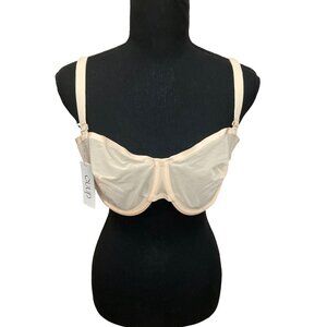 NWT  CUUP The  Balconette -Mesh Blush Bra  Size 36E